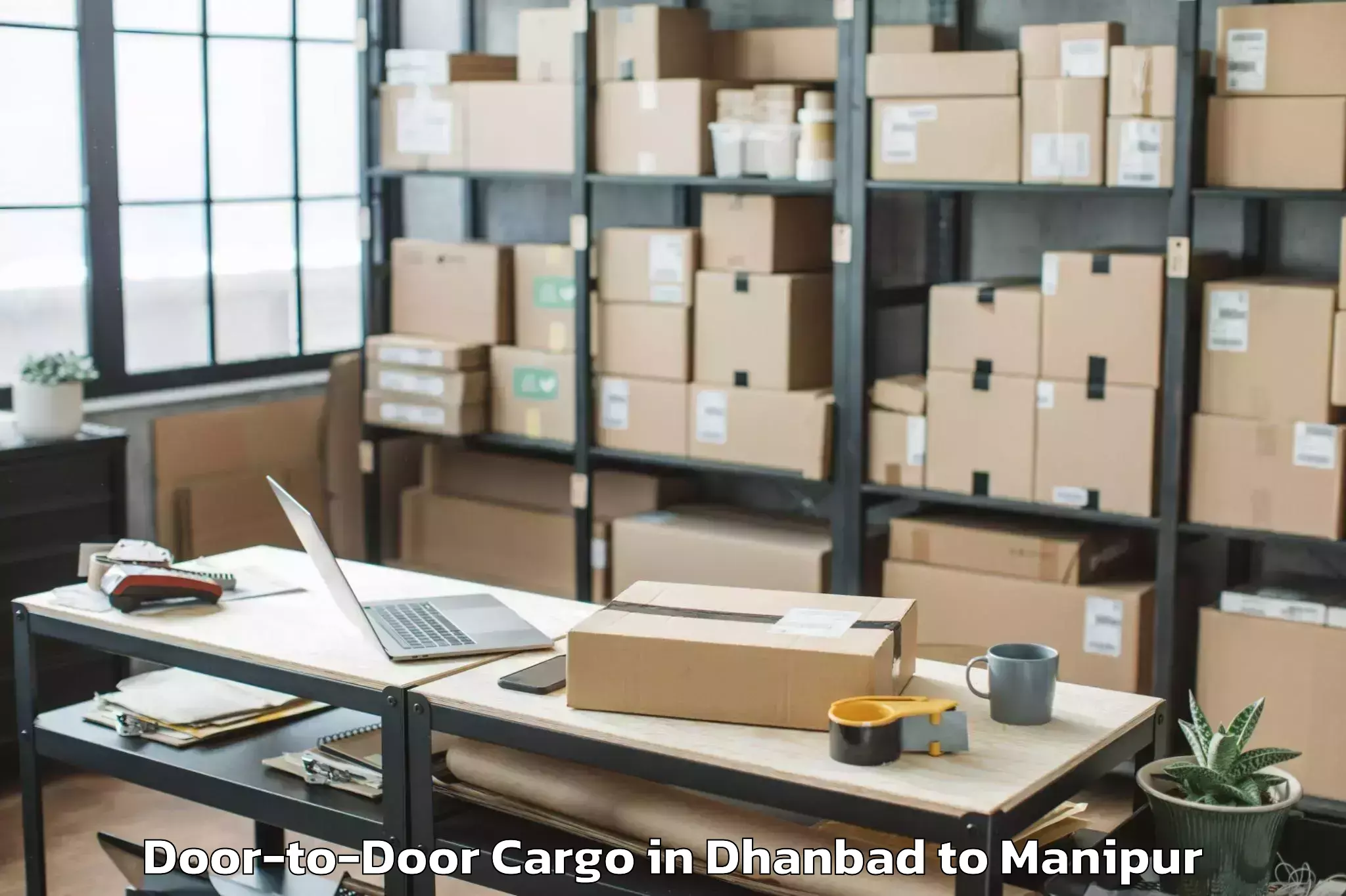 Efficient Dhanbad to Porompat Door To Door Cargo